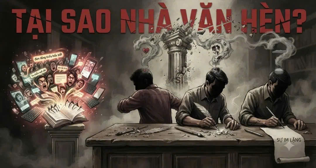 Tại sao bây giờ nhà văn hèn thế?