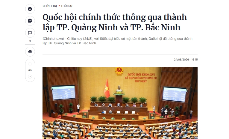 Kỷ nguyên vươn mình vĩ đại thật. Nó giúp Việt Nam vô địch thế giới về tốc độ đô thị hoá.